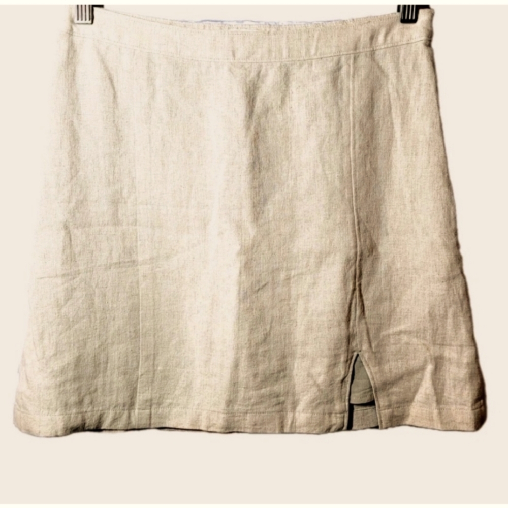 Abercrombie & Fitch Cream Mini Skirt